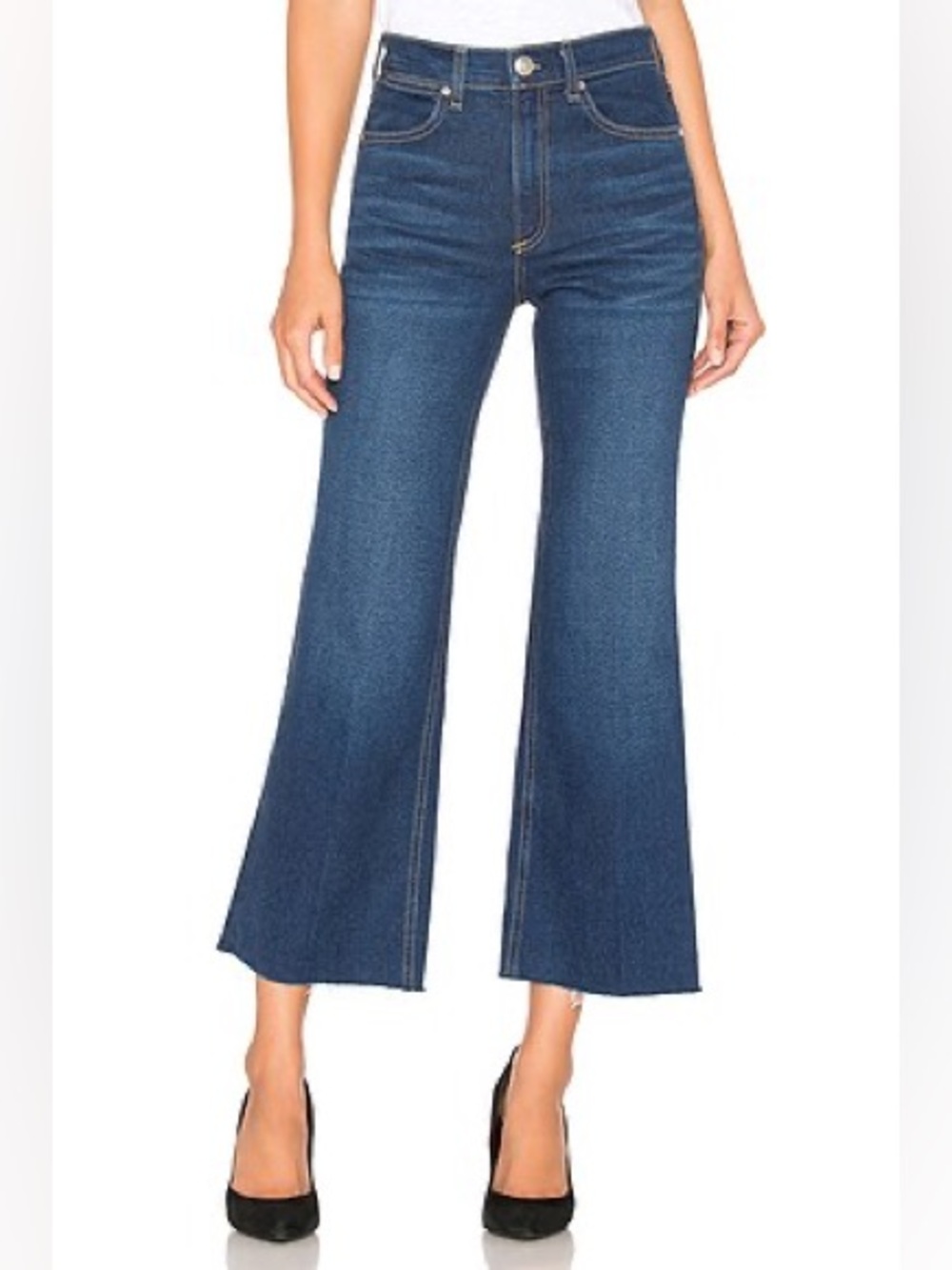 Rag & Bone. Justine Jeans. Wide Leg Ankle. Gem Wash. size 26.